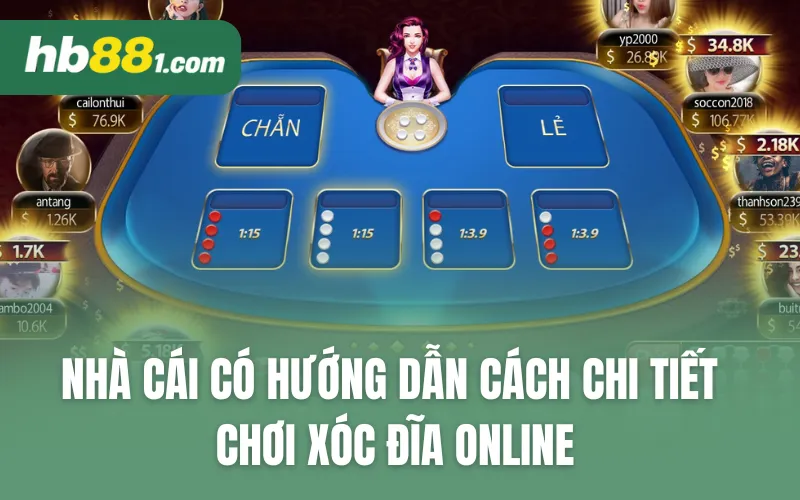 Nhà cái có hướng dẫn cách chi tiết chơi xóc đĩa online