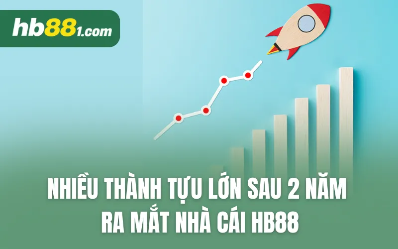 Nhiều thành tựu lớn sau 2 năm ra mắt nhà cái HB88